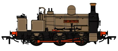 KRM-BEL-OO-R-EP Bellerophon' 0-6-0WT Light Brown As Preserved Steam Tank Locomotive - Image 4