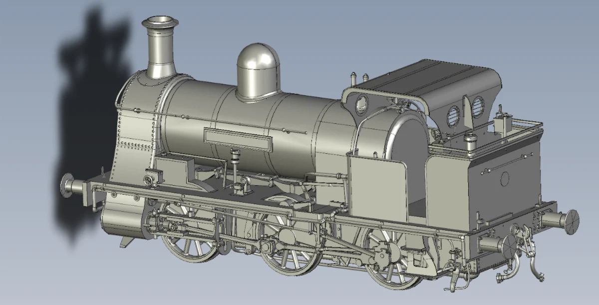 KRM-BEL-OO-F-GREEN Bellerophon' 0-6-0WT NCB Green Steam Tank Locomotive - DCC Fitted - Image 3