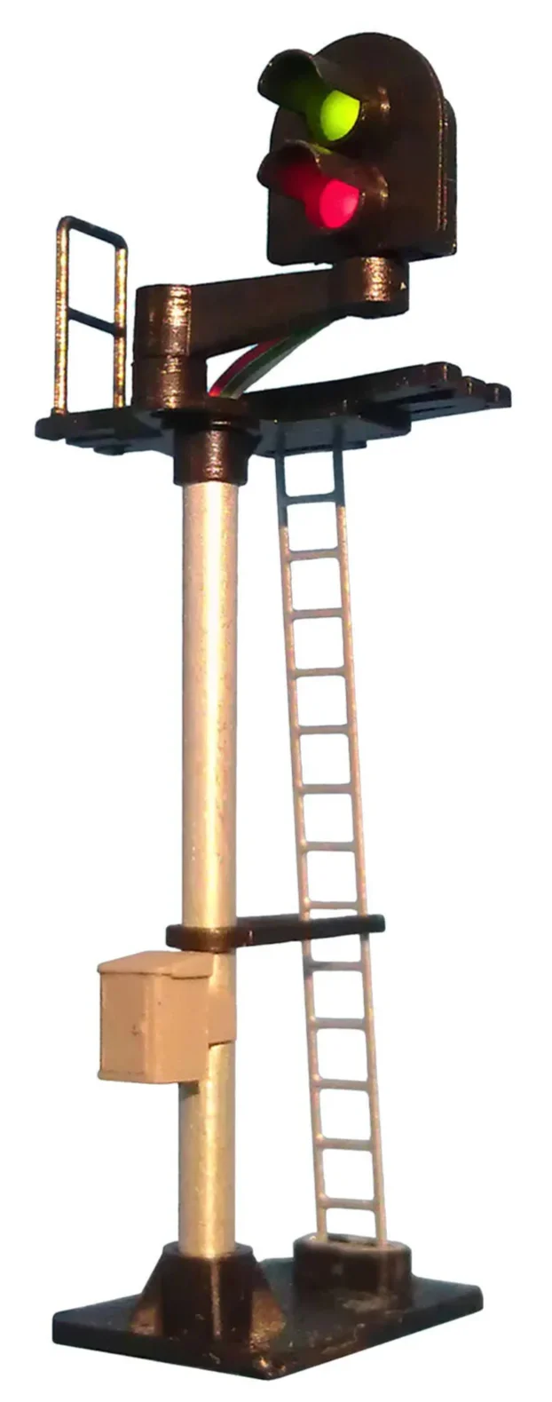 B243R 2 Aspect (R/G) Standard Right Offset Round Head Signal