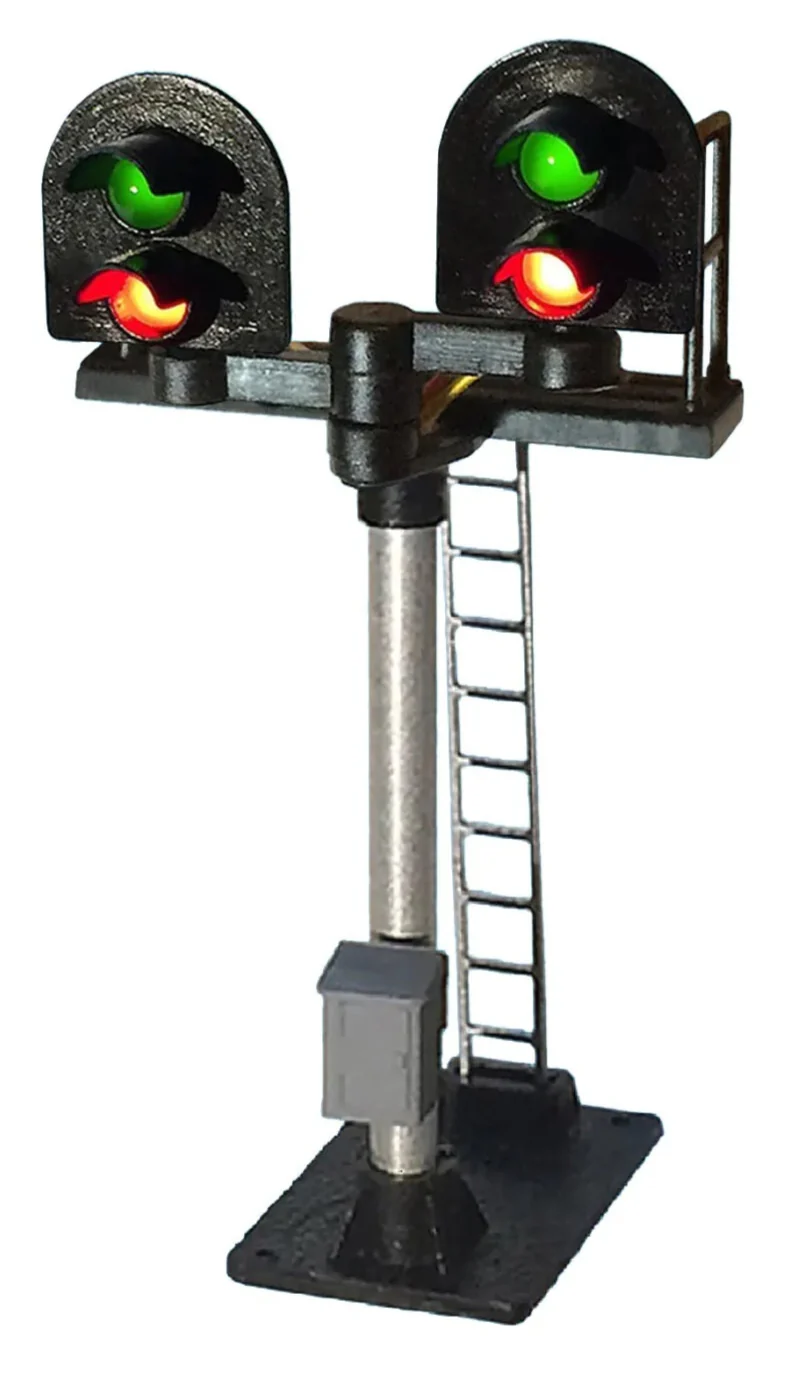 B385 2 Aspect Home (R/G) Platform Stepped T Junction Round Head Signal