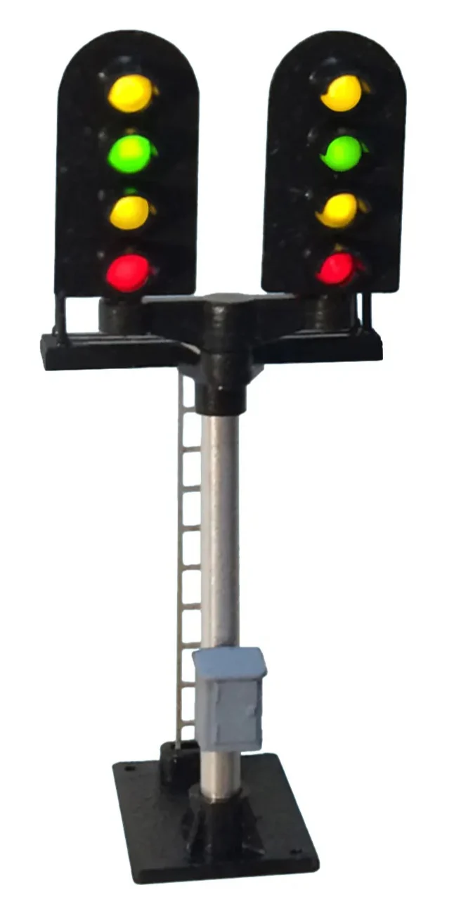 B677 4 Aspect (R/Y/G/Y) Platform T Junction Round Head (type 2) Signal