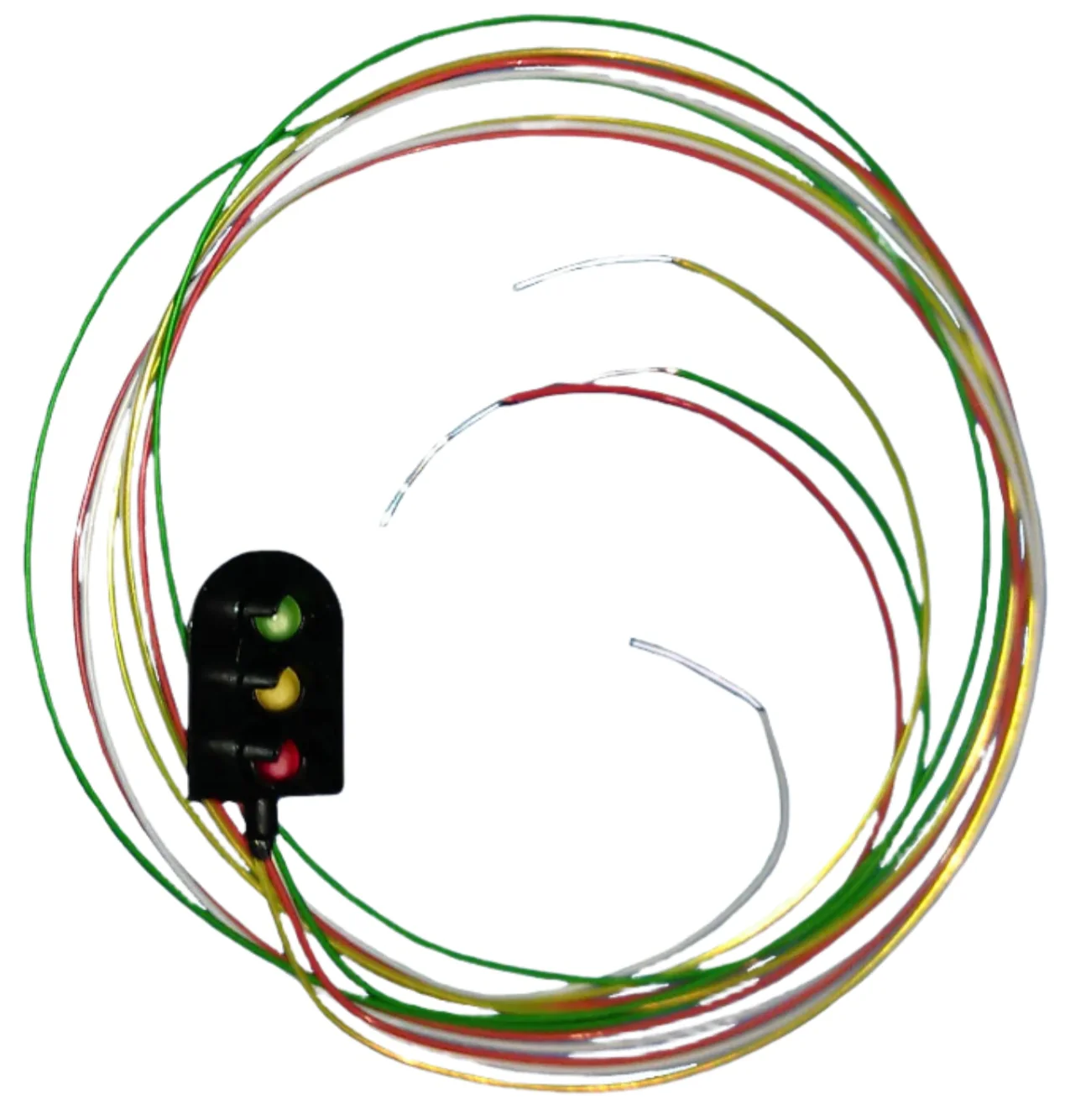 BH04 3 Aspect Round Signal Head (R/Y/G) Long Wires