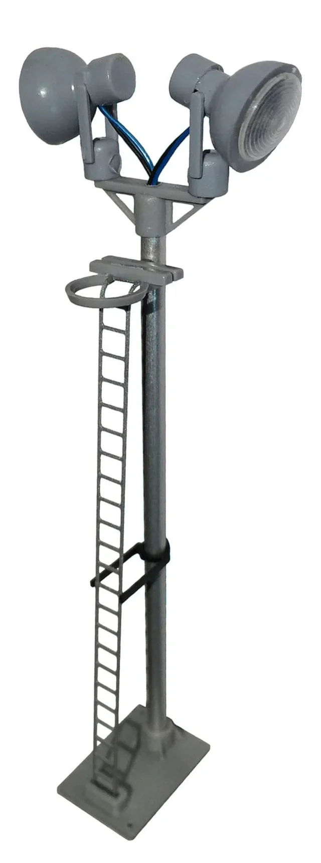 BL15S Twin Spotlight Head Short Lamp (Silver Ladder) White LED
