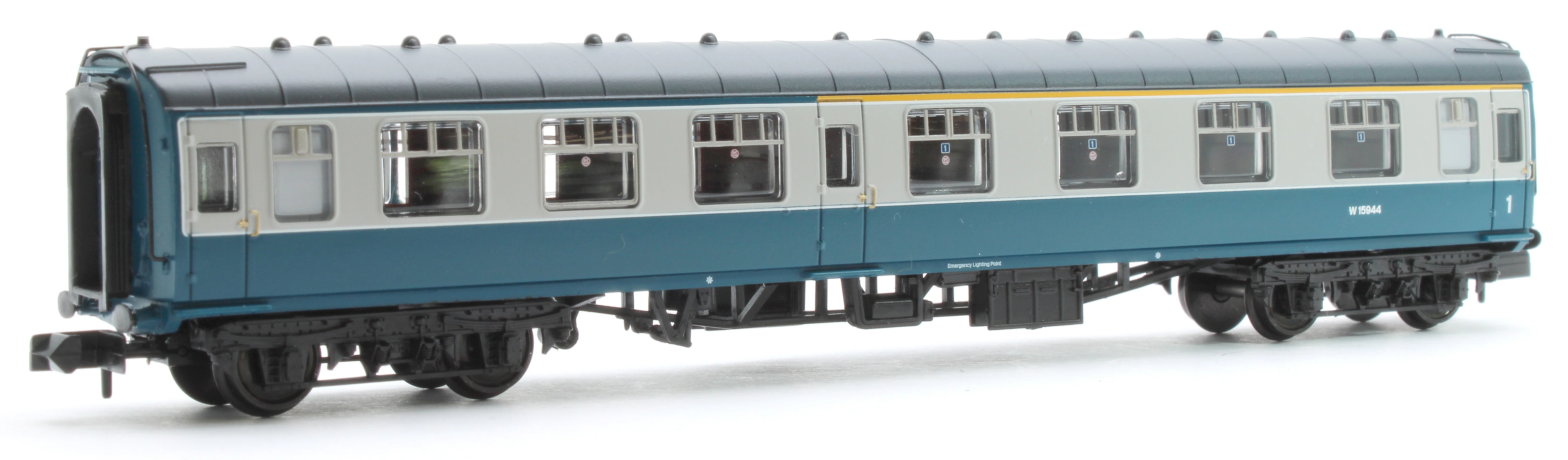 374-258E BR Mk1 CK Composite Corridor BR Blue & Grey No.W15944
