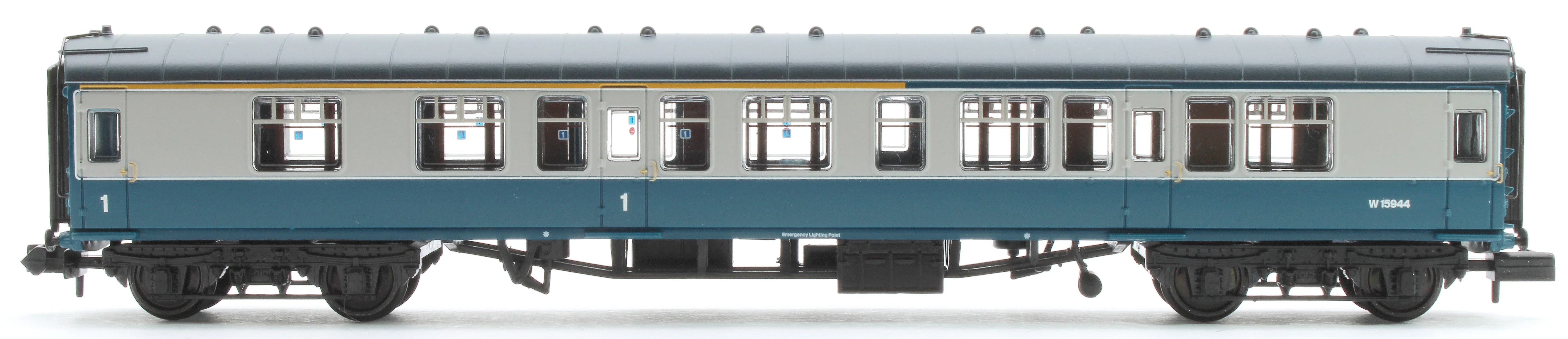 374-258E BR Mk1 CK Composite Corridor BR Blue & Grey No.W15944 - Image 2