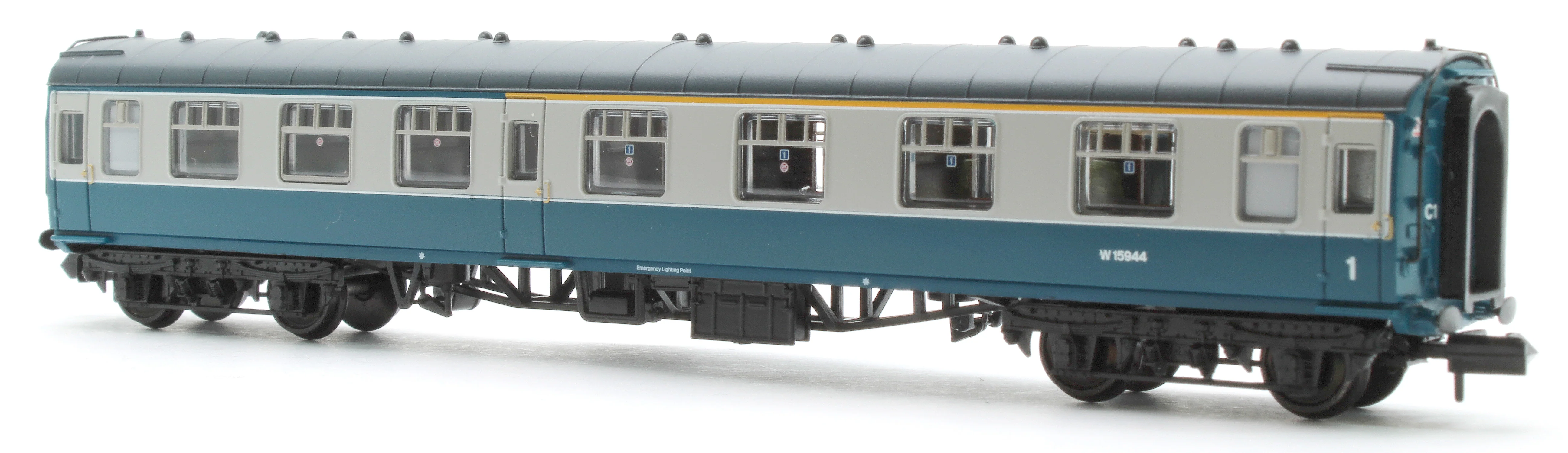 374-258E BR Mk1 CK Composite Corridor BR Blue & Grey No.W15944 - Image 3
