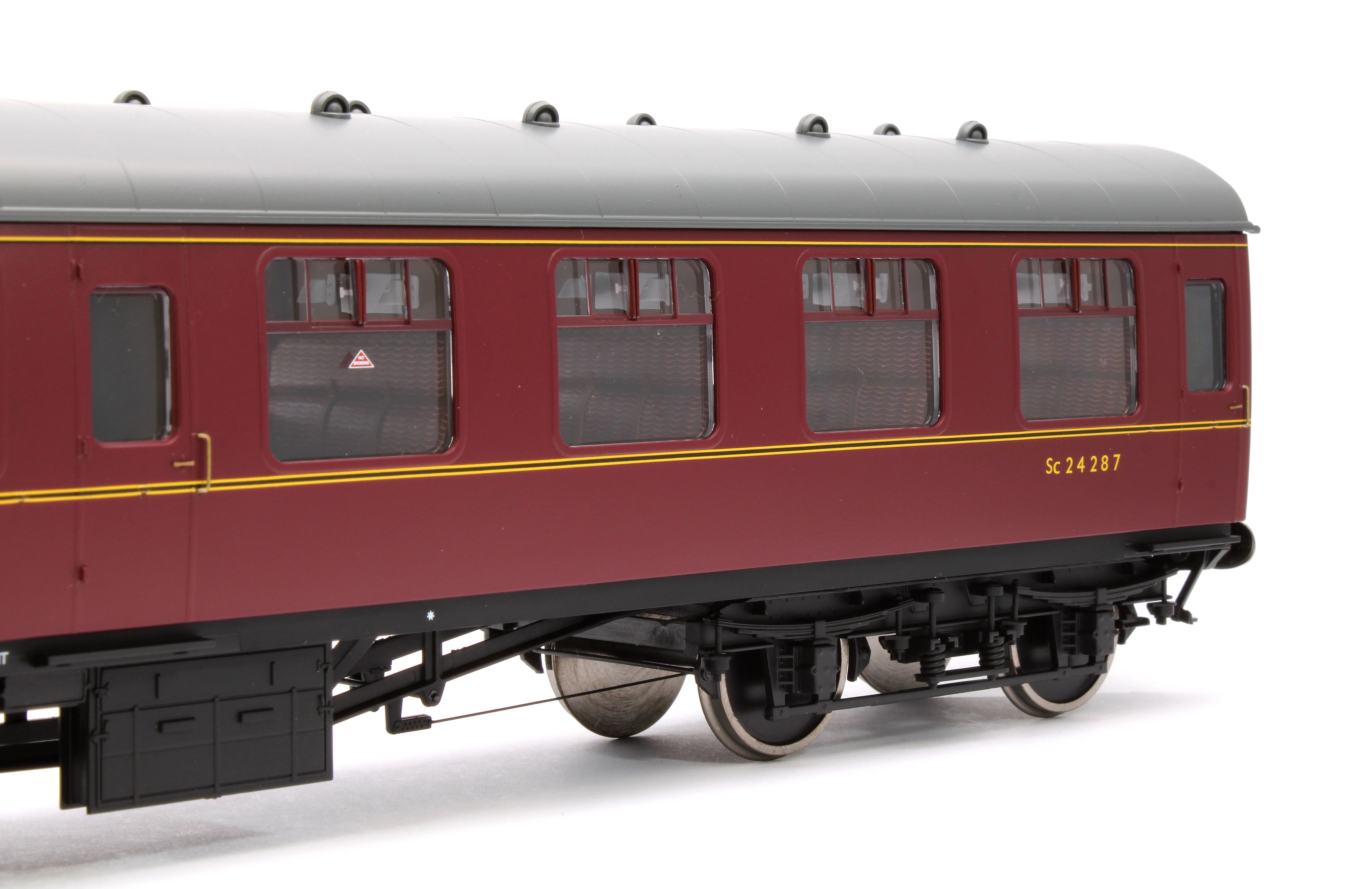 7P-001-707D BR Mk1 Maroon SK Sc24287 with Window Beading - DCC Fitted - Image 3