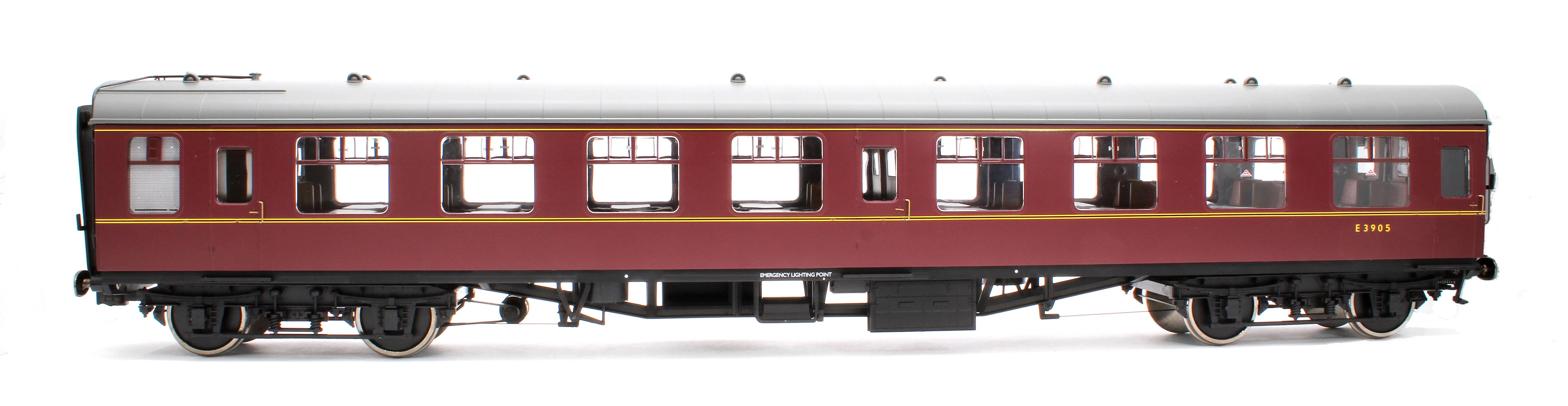7P-001-609D BR Mk1 Maroon SO E3905 with Window Beading - DCC Fitted - Image 2