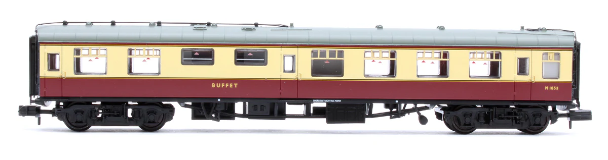 374-113 BR Mk1 RMB Restaurant Miniature Buffet BR Crimson & Cream M1853 - Image 2