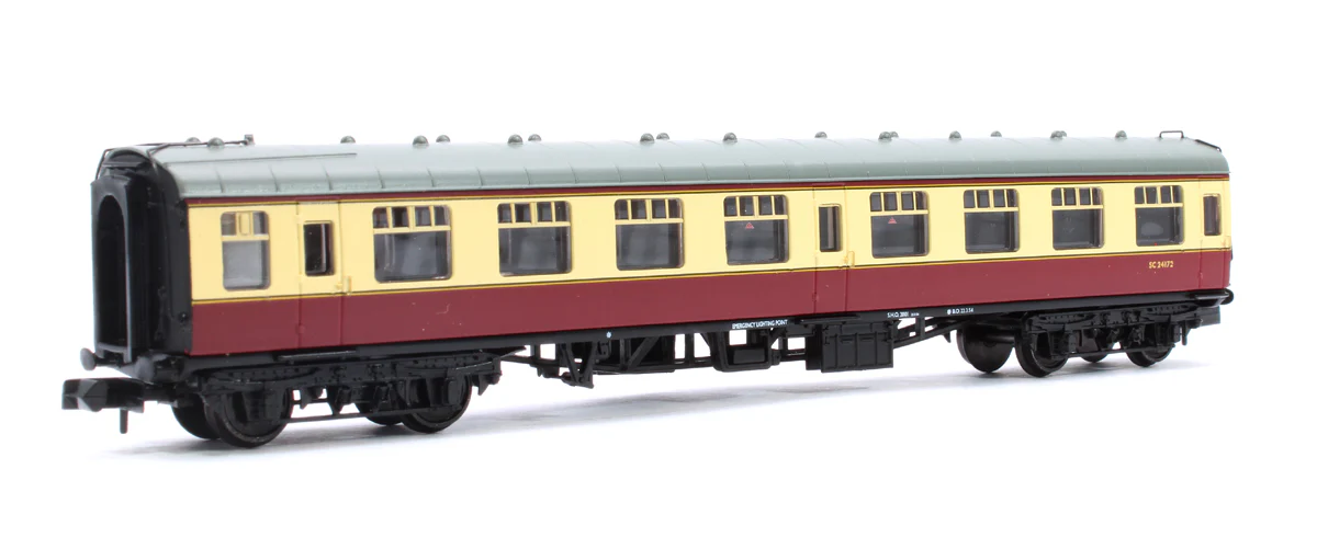 374-060E BR Mk1 SK Second Corridor BR Crimson & Cream No.24172 - Image 3