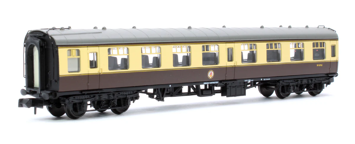 374-014C BR Mk1 TSO Tourist Second Open BR (WR) Chocolate & Cream No. W4743 - Image 3