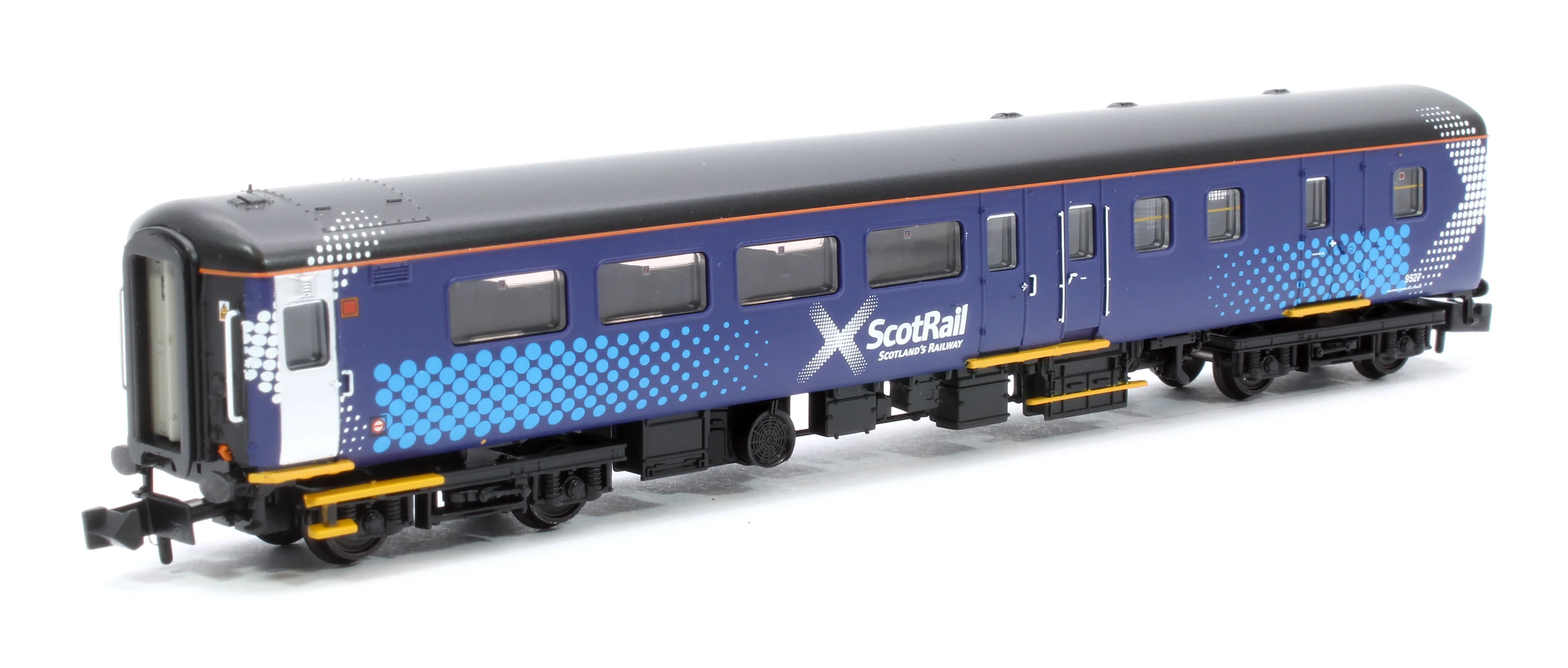 374-691 BR Mk2F BSO Brake Second Open ScotRail Saltire No. 9527