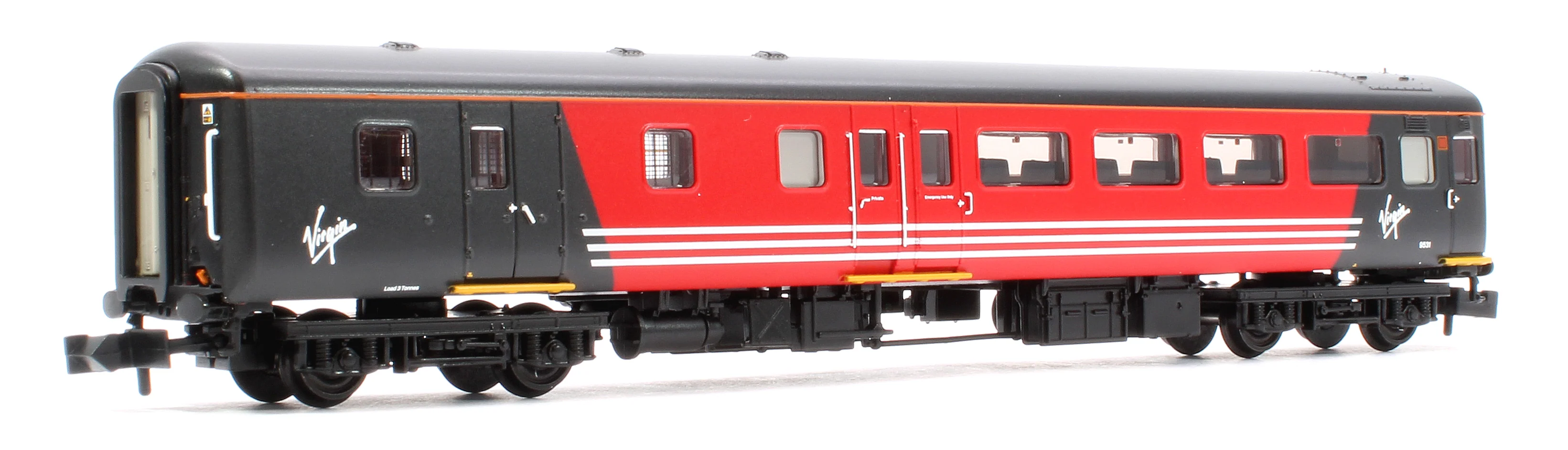 374-694A BR Mk2F BSO Brake Second Open Virgin Trains (Original) No. 9531 - Image 3