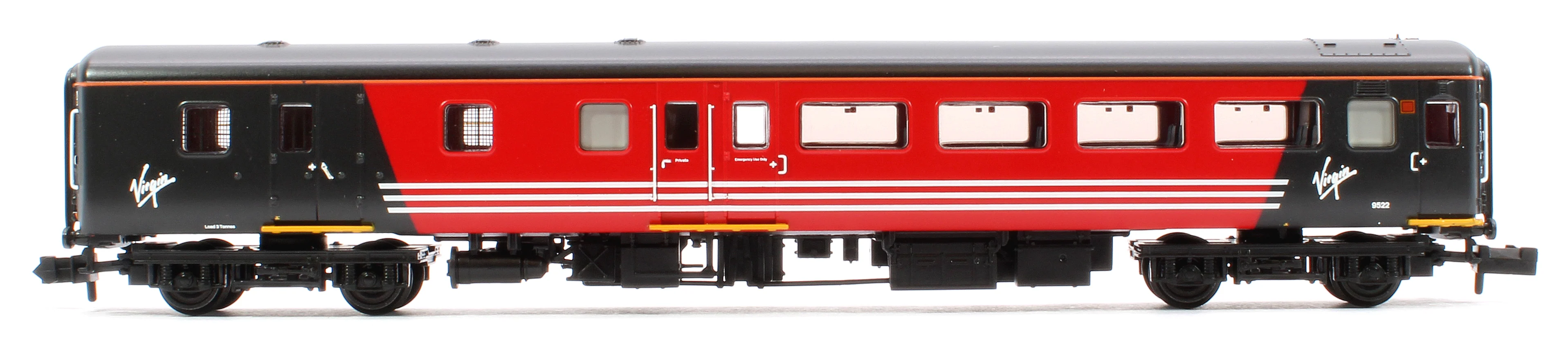 374-694 BR Mk2F BSO Brake Second Open Virgin Trains (Original) No.9522 - Image 4