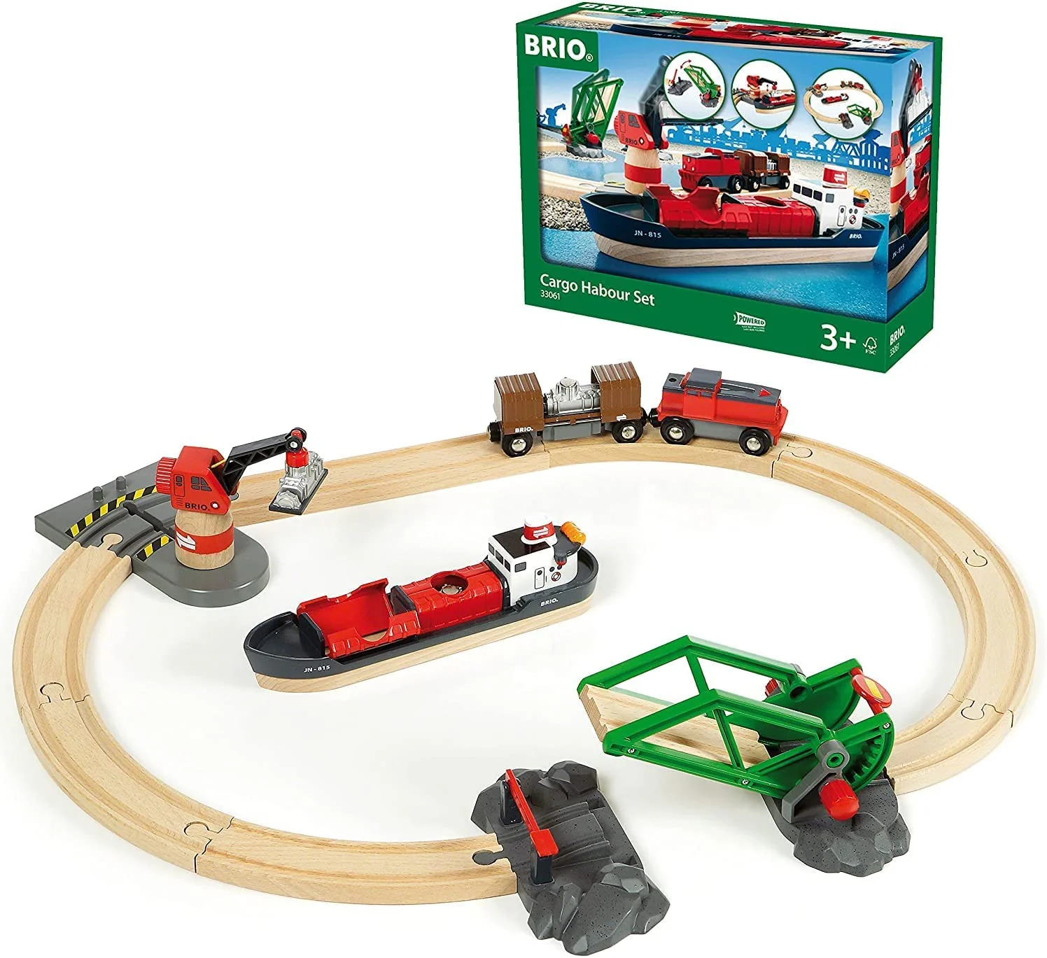 33061 BRIO WORLD - Cargo Harbour Set