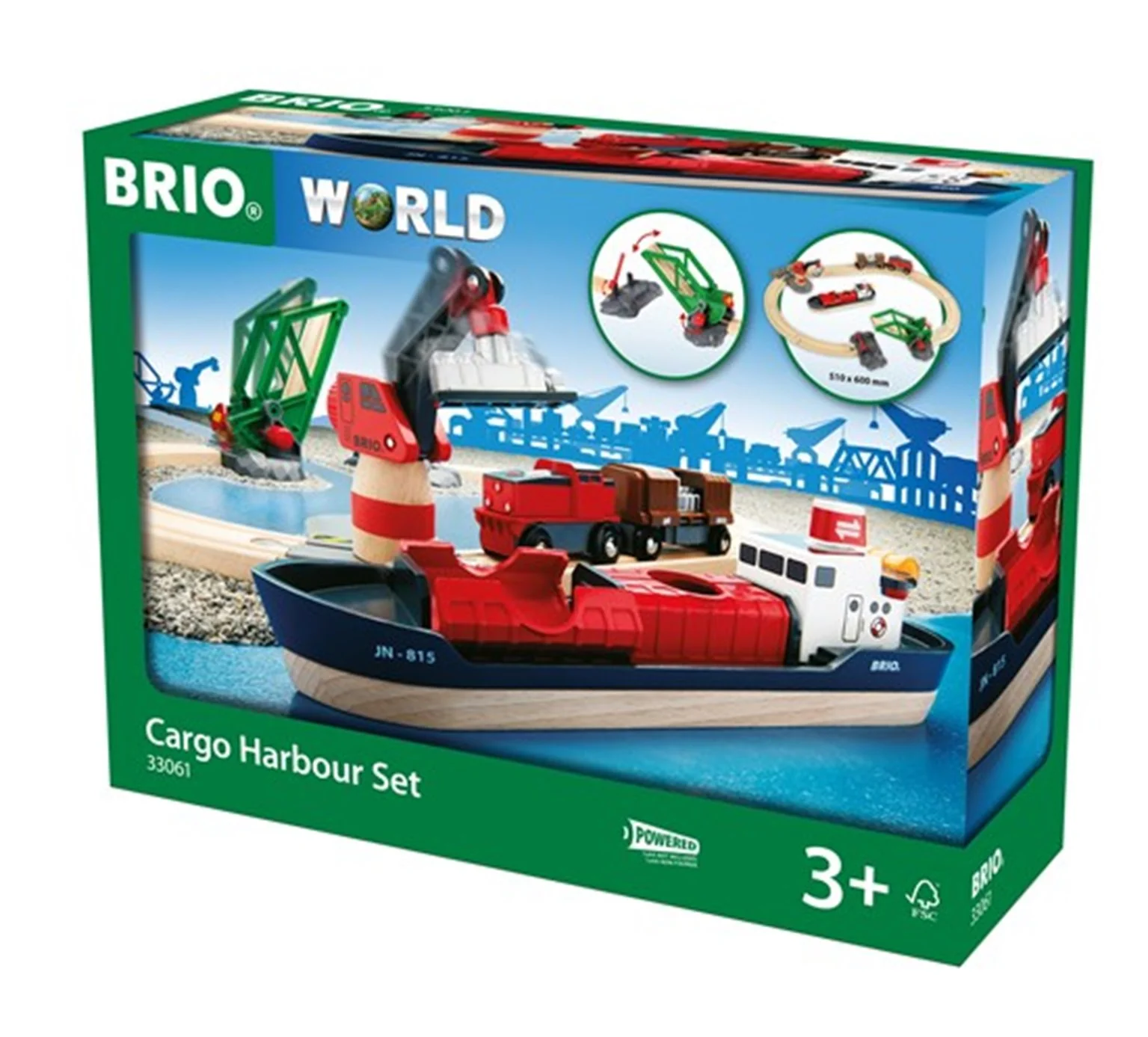 33061 BRIO WORLD - Cargo Harbour Set - Image 3