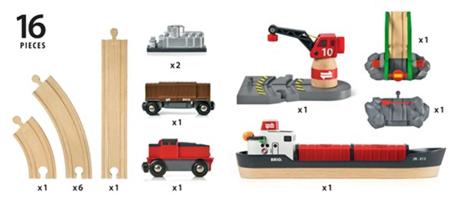 33061 BRIO WORLD - Cargo Harbour Set - Image 7