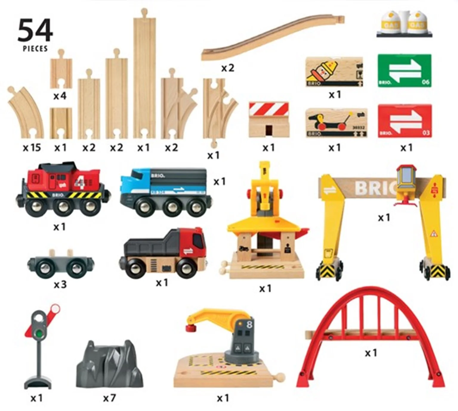 33097 BRIO WORLD - Cargo Railway Deluxe Set - Image 4