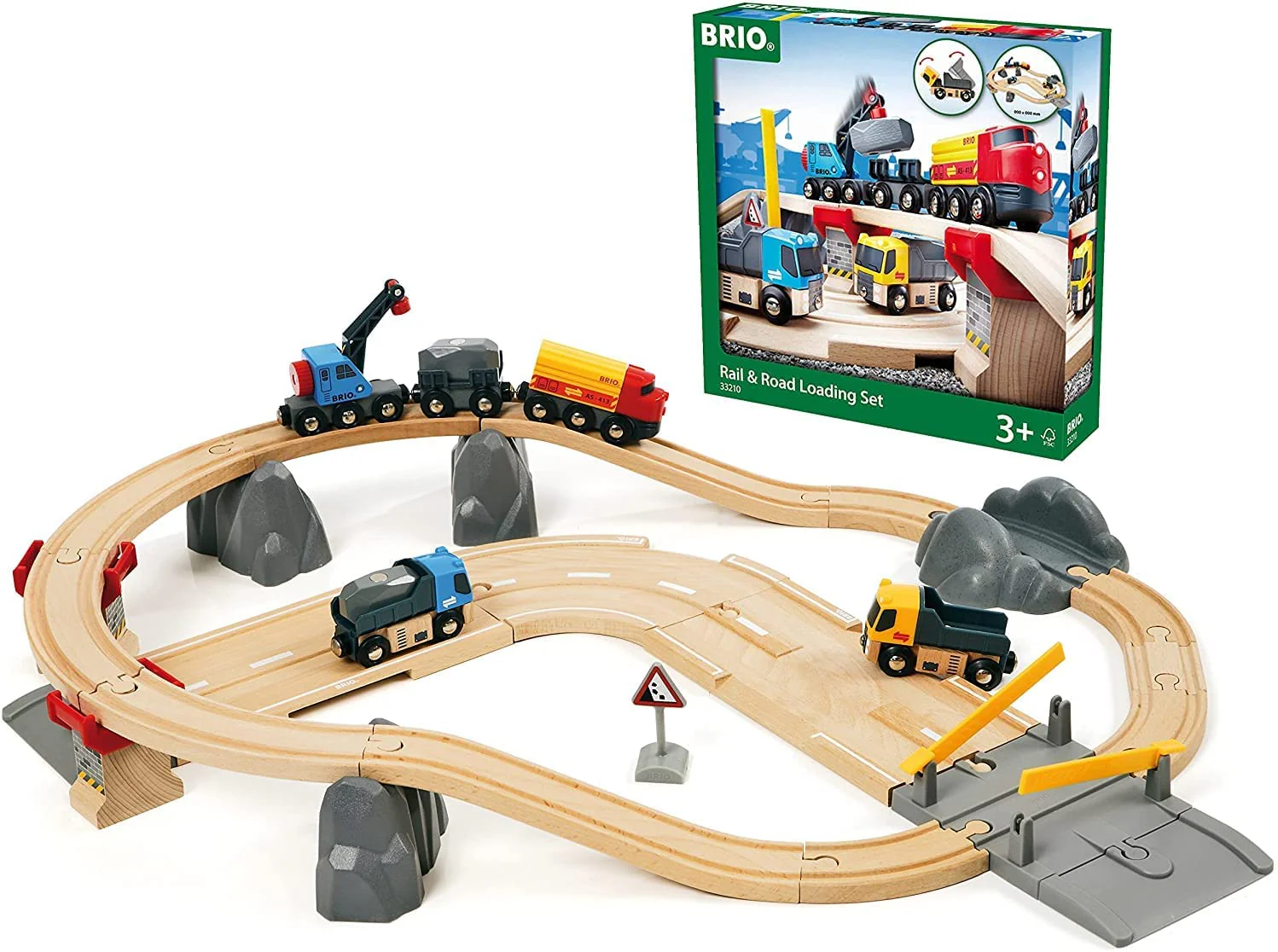 33210 BRIO WORLD - Rail & Road Loading Set