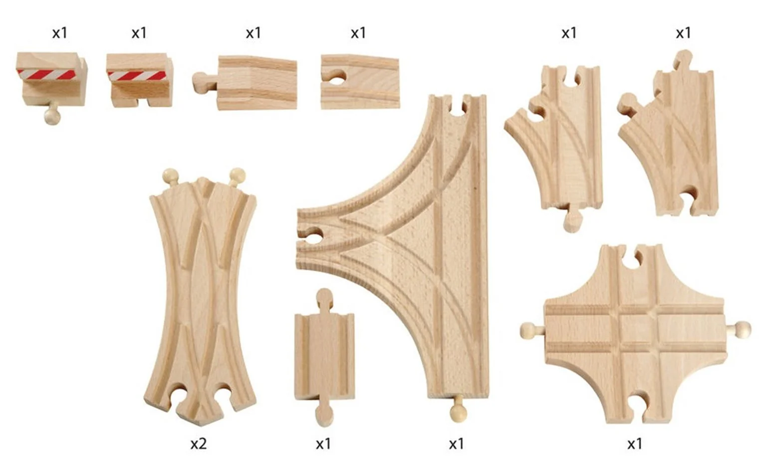 33307 BRIO World Railway Track Expansion Pack - Advanced - Image 3