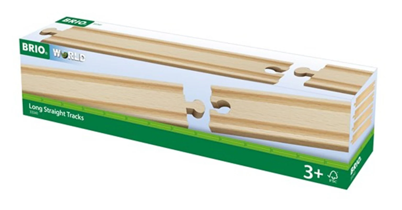 33341 BRIO WORLD - Long Straight Tracks for Railway - Image 2