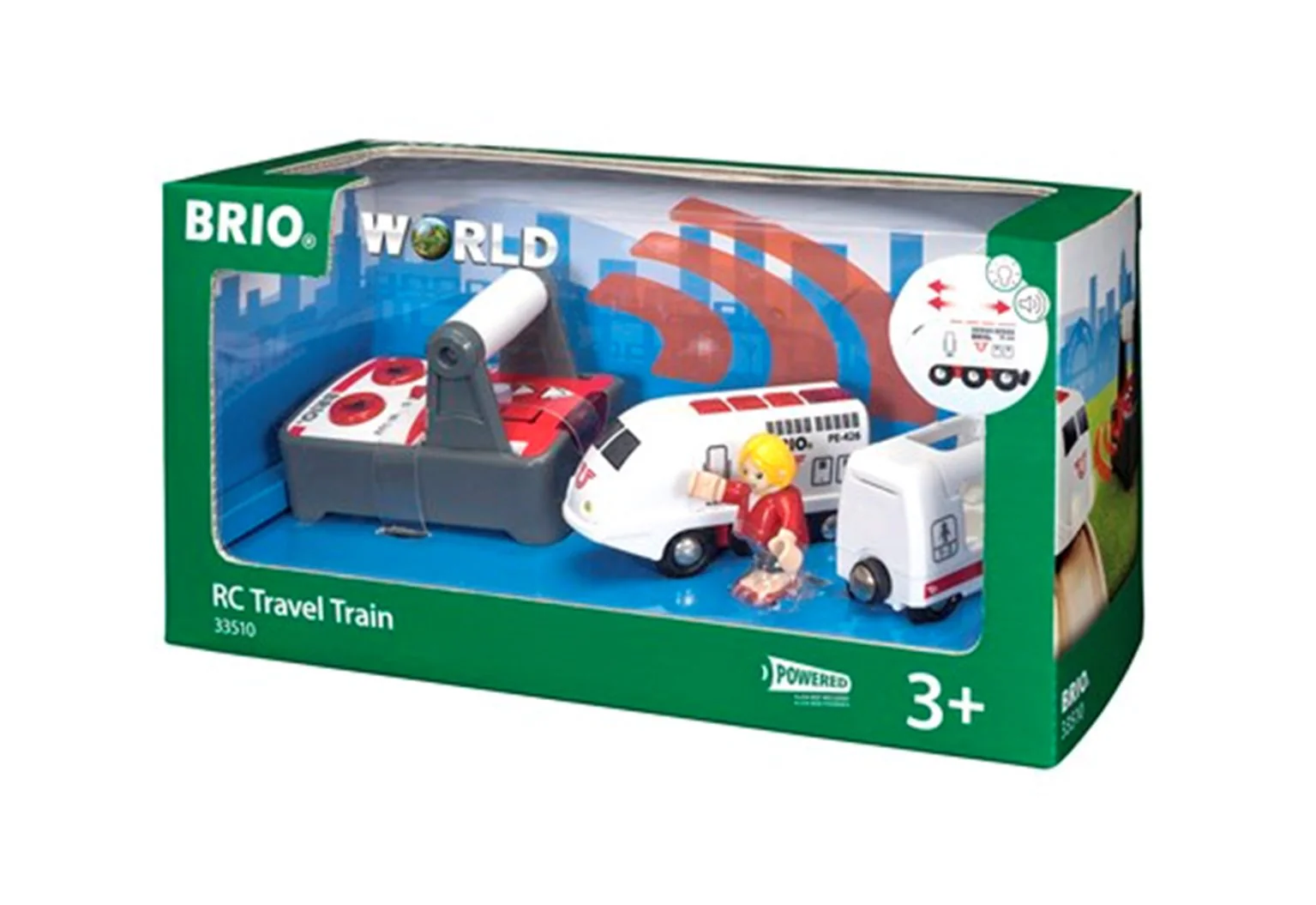 33510 BRIO WORLD - Remote Control Travel Train - Image 3