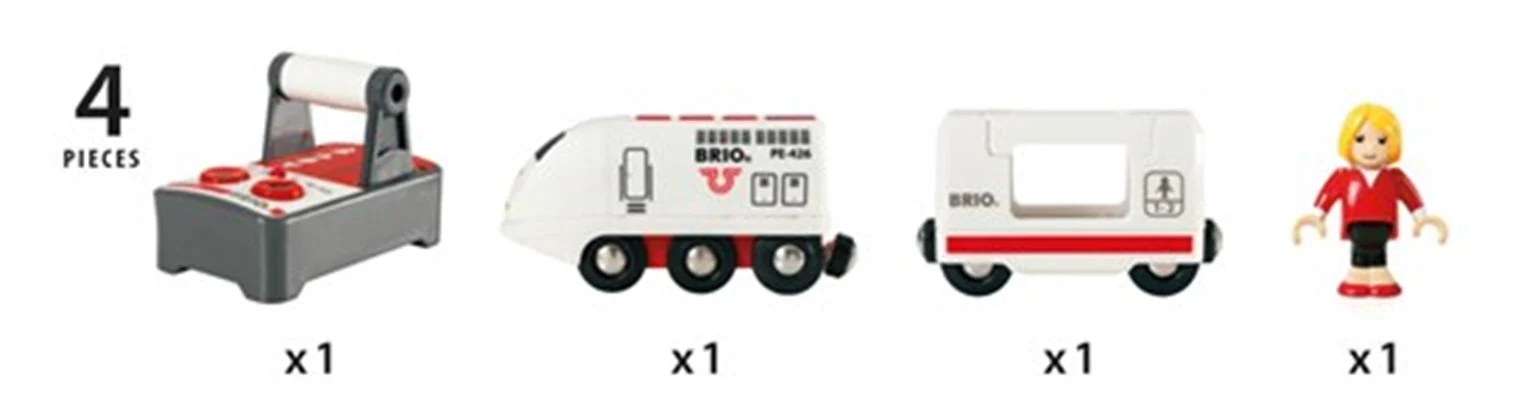 33510 BRIO WORLD - Remote Control Travel Train - Image 4