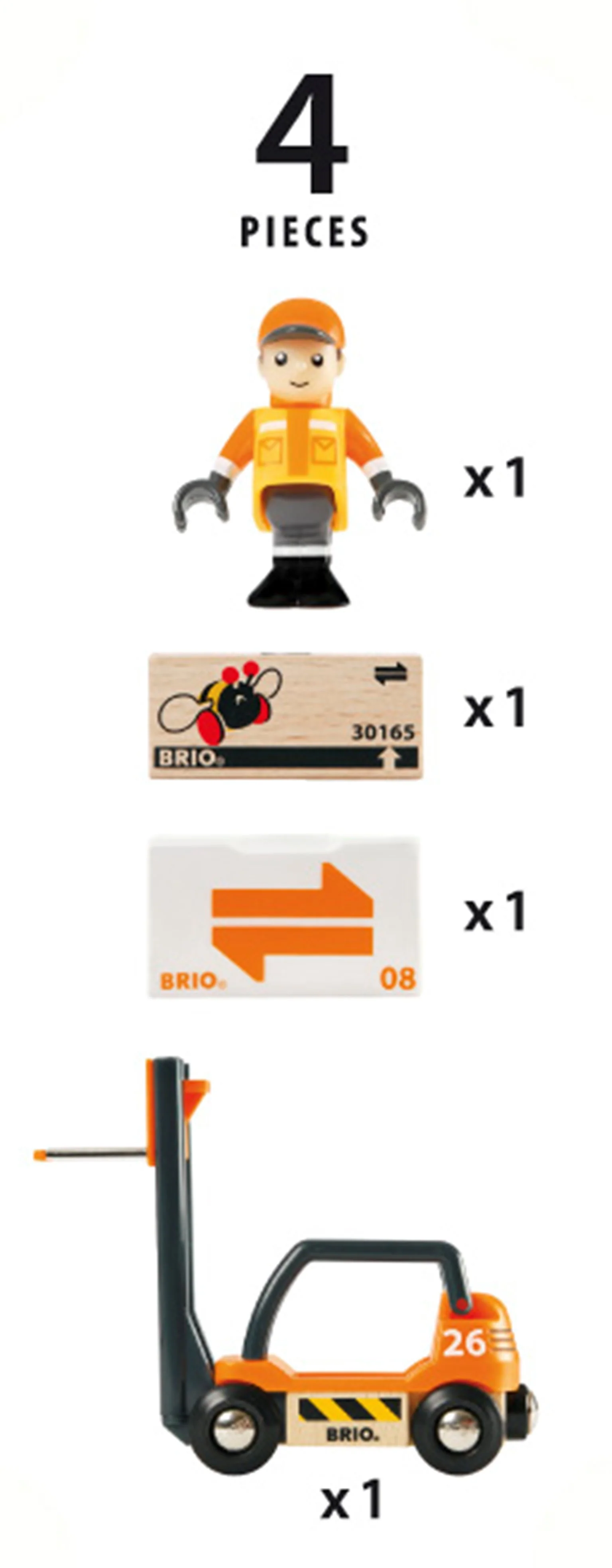 33573 BRIO WORLD - Fork Lift - Image 2