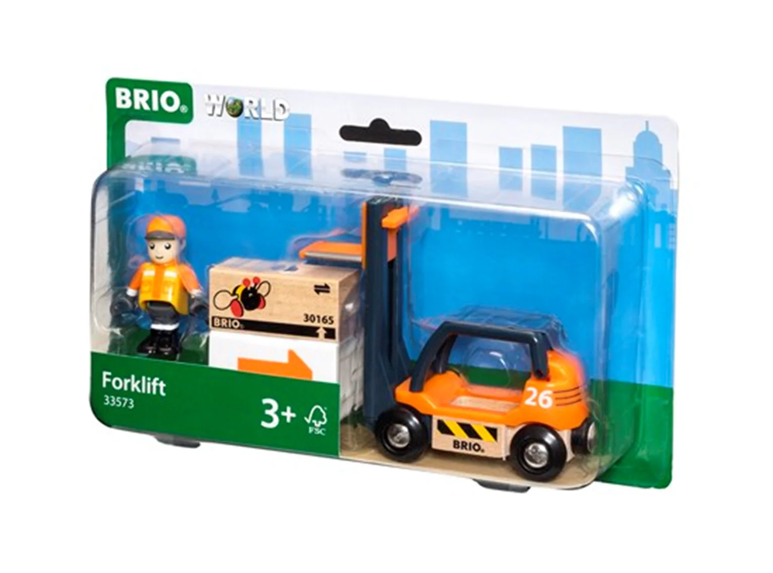 33573 BRIO WORLD - Fork Lift - Image 3