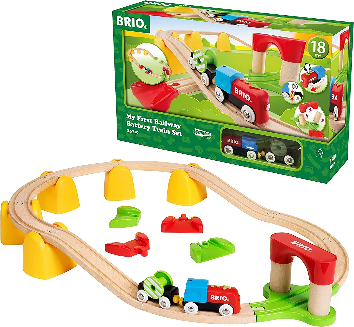33710 BRIO WORLD - My First Railway Battery Operated Train Set
