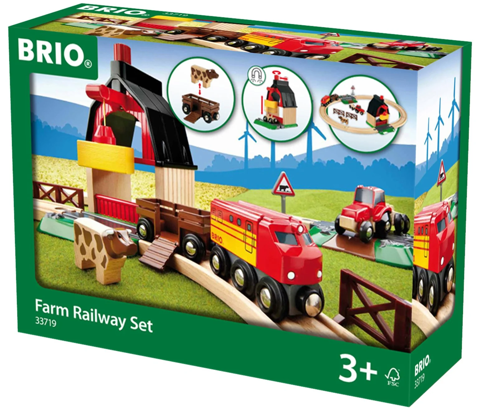 33719 BRIO WORLD - Farm Railway Set - Image 3