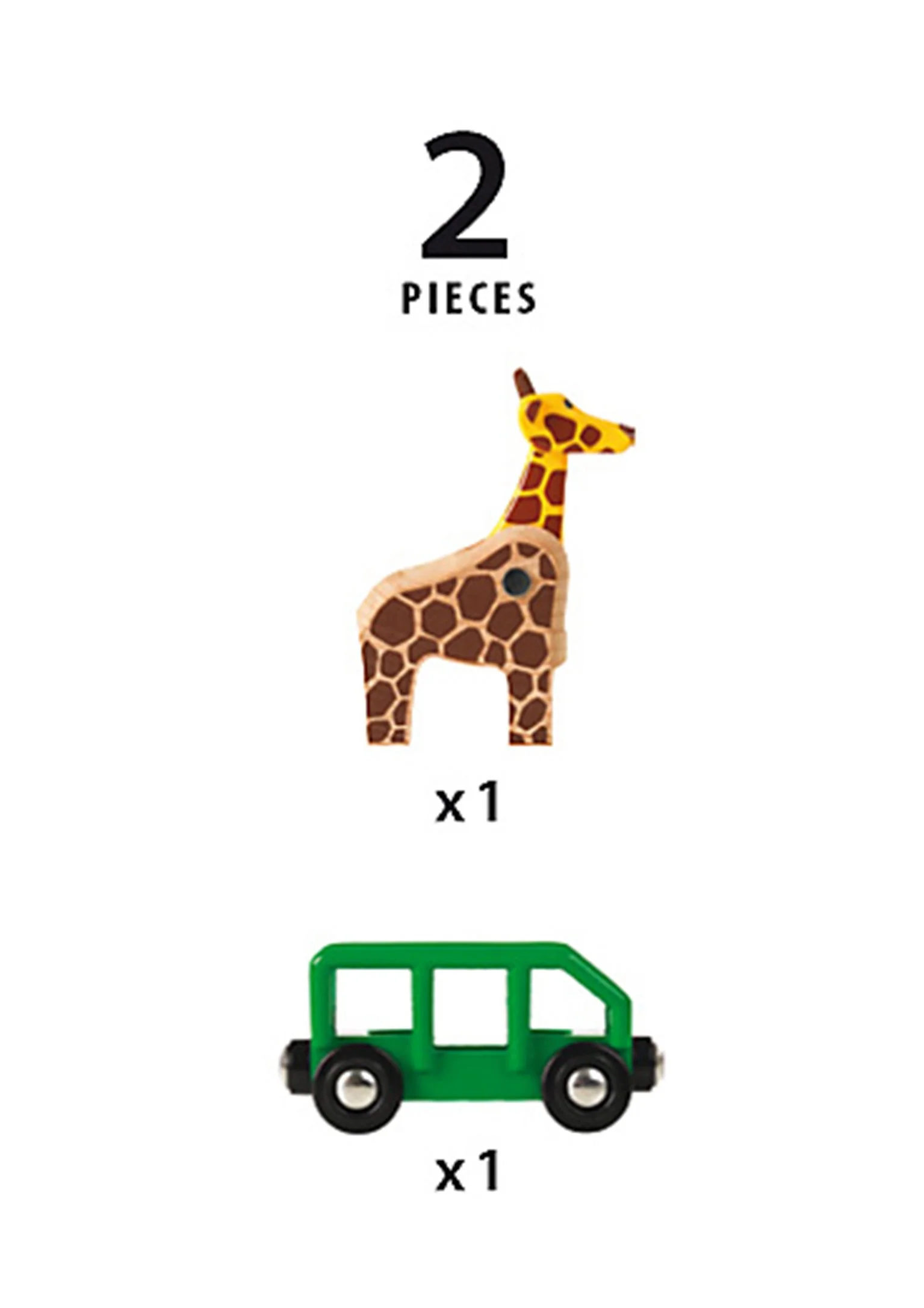 33724 BRIO WORLD - Giraffe and Wagon for Railway - Image 3