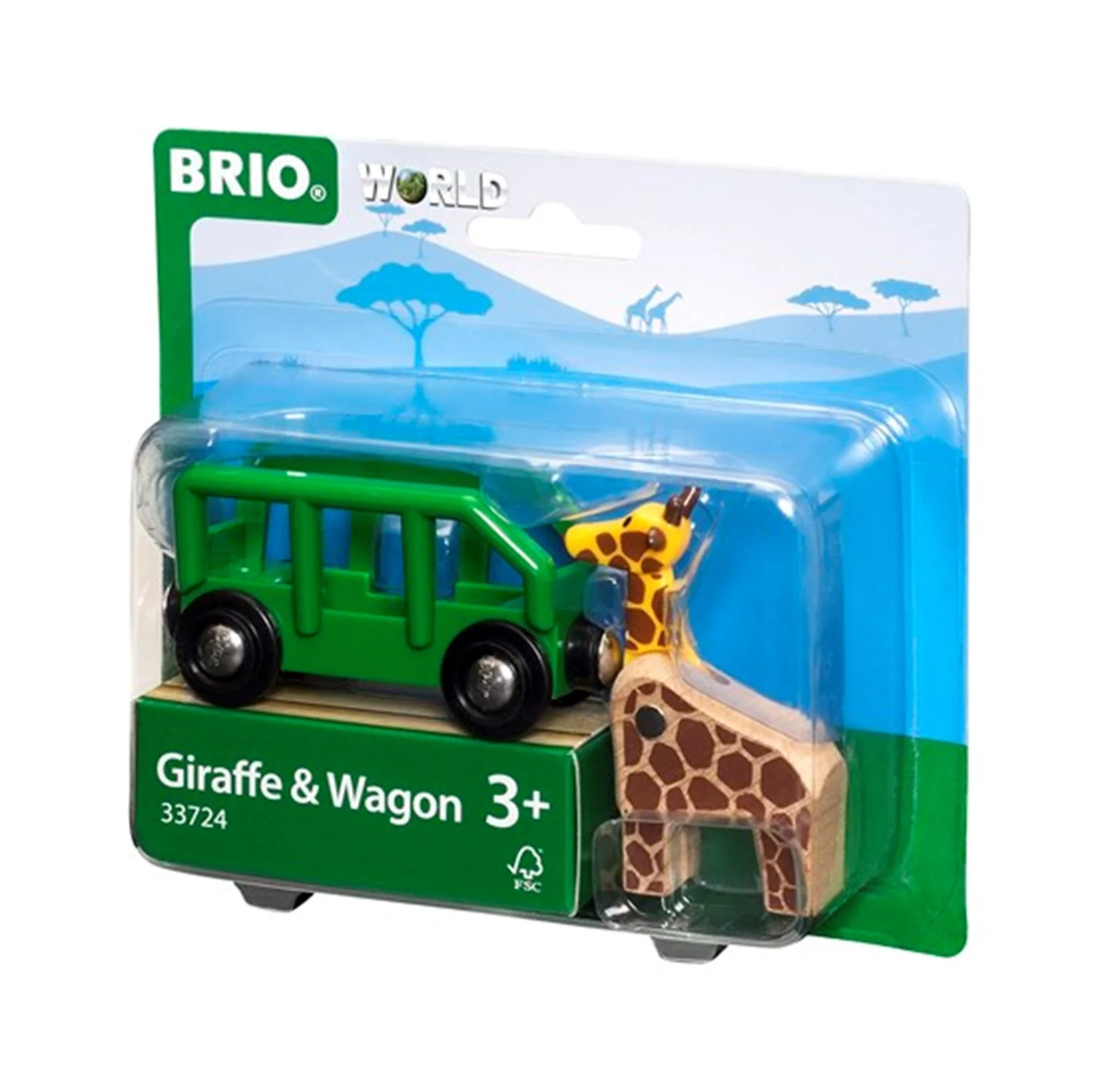 33724 BRIO WORLD - Giraffe and Wagon for Railway - Image 4