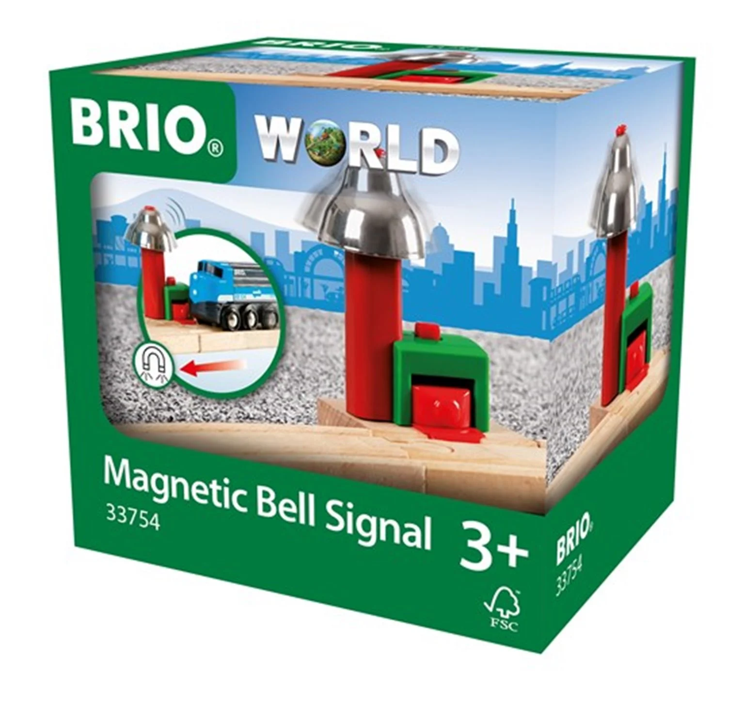 33754 BRIO WORLD - Magnetic Bell Signal for Railway - Image 4