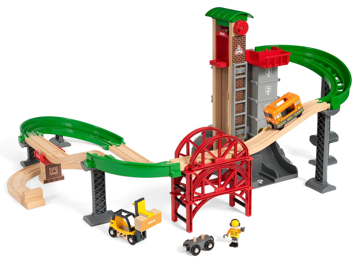 33887 BRIO World - Lift & Load Warehouse Set - Image 2
