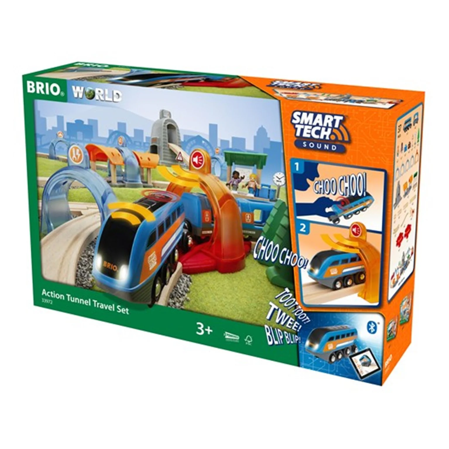 33972 BRIO World Smart Tech Sound - Action Tunnel Travel Set - Image 2