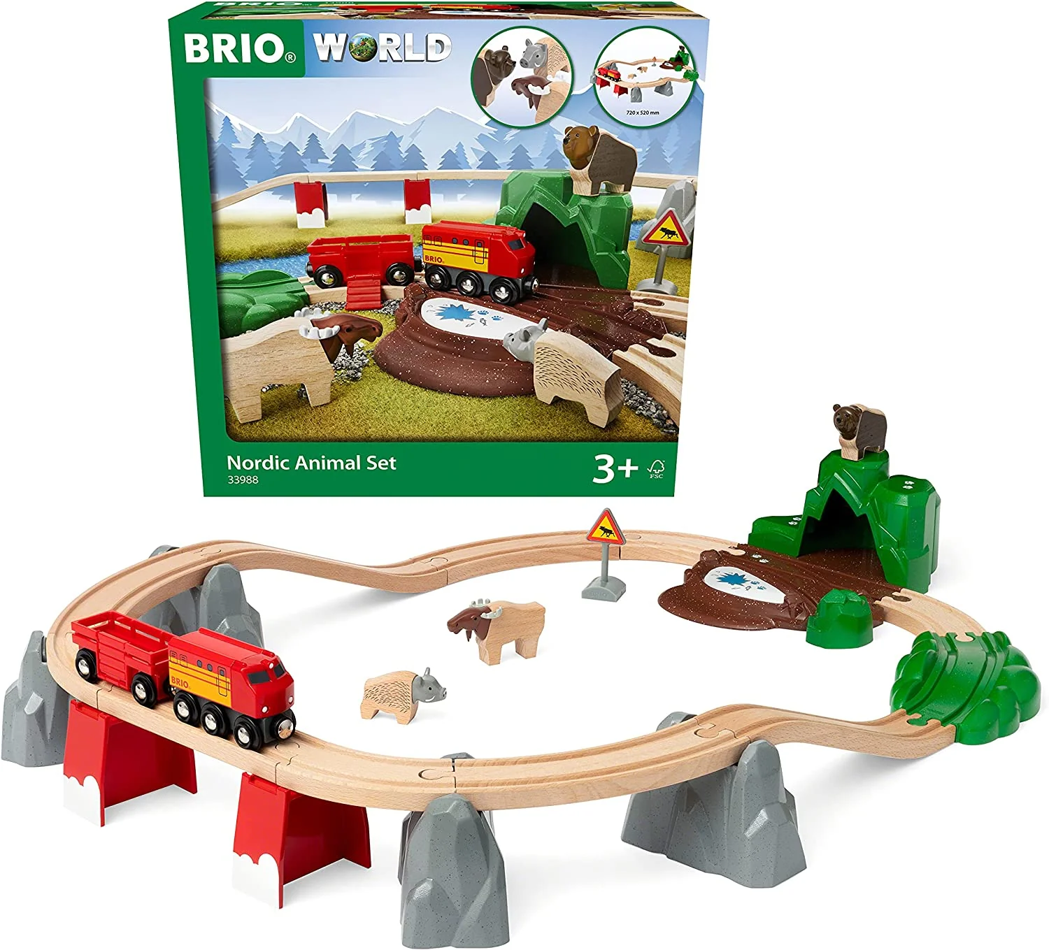 33988 Brio World - Nordic Animal Set