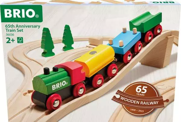 36036 BRIO World Railway Set 65th Anniversary Train Set - Image 6