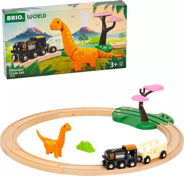36098 BRIO World Railway Set Dinosaur Circle Set - Image 2