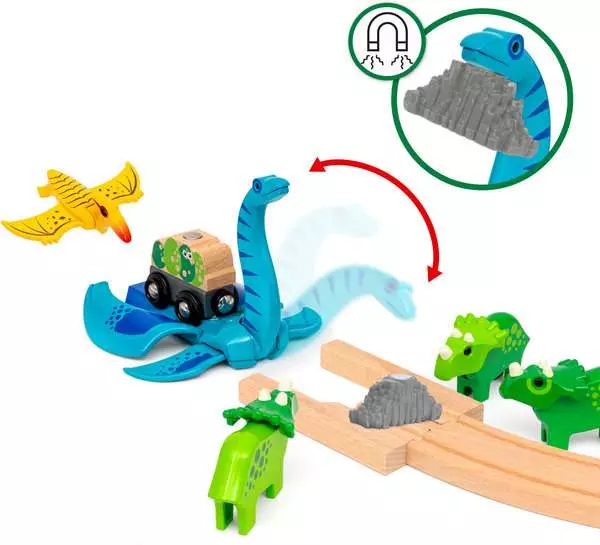 36104 BRIO World Train Set Dinosaur Deluxe Set - Image 8