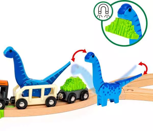 36104 BRIO World Train Set Dinosaur Deluxe Set - Image 9