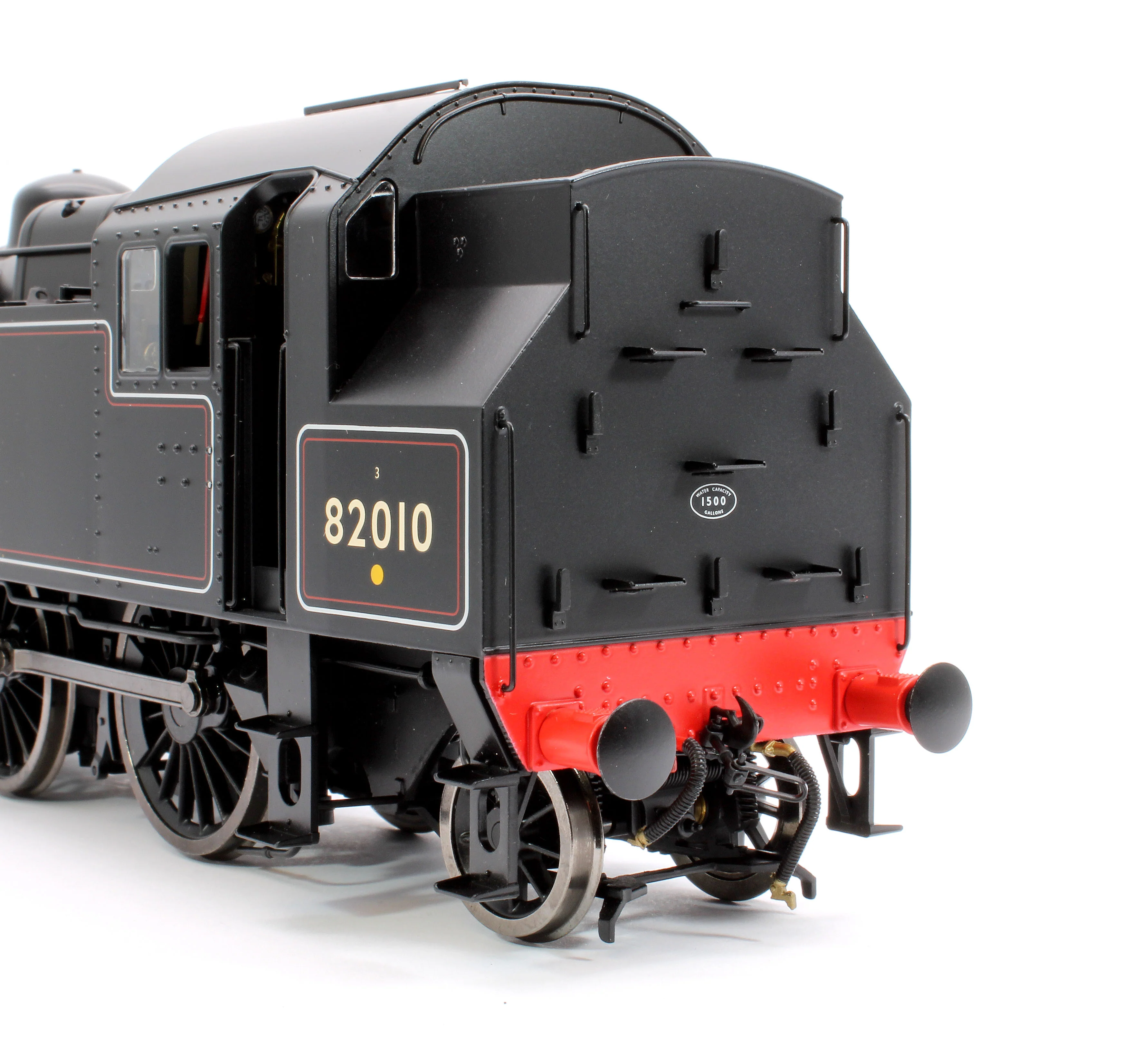 LHT-S-8201D British Railways Standard 3MT 2-6-2T Lined Black Late Crest 82010 - Steam Tank Locomotive - DCC Fitted - Image 7