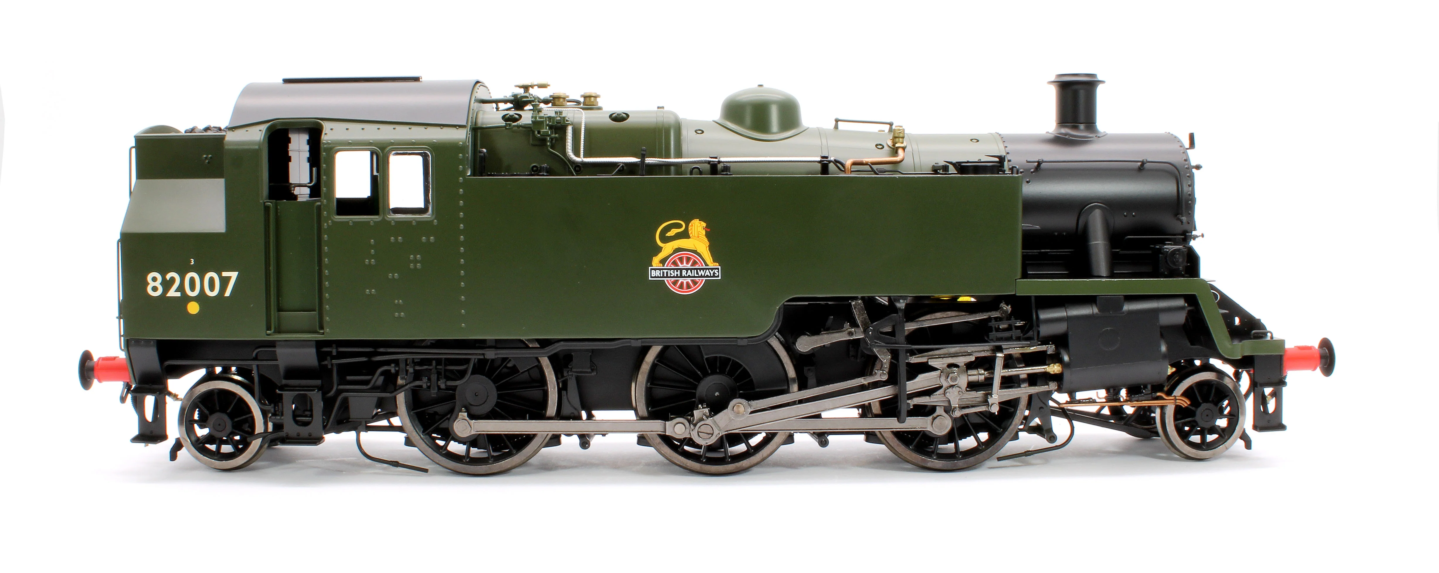 LHT-S-8205 British Railways Standard 3MT 2-6-2T Green Early Crest 82007 - Steam Tank Locomotive - Image 4