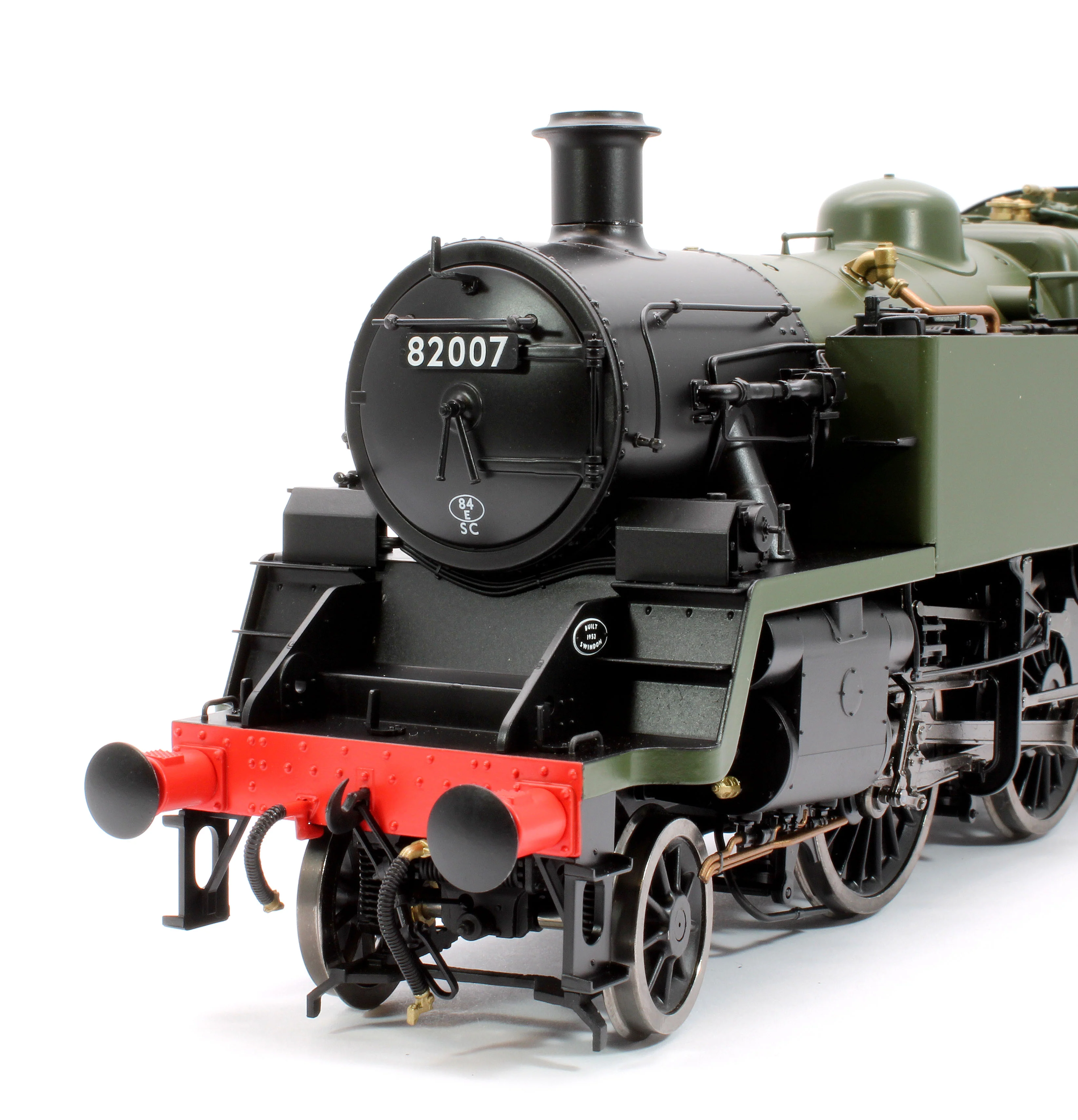 LHT-S-8205 British Railways Standard 3MT 2-6-2T Green Early Crest 82007 - Steam Tank Locomotive - Image 6