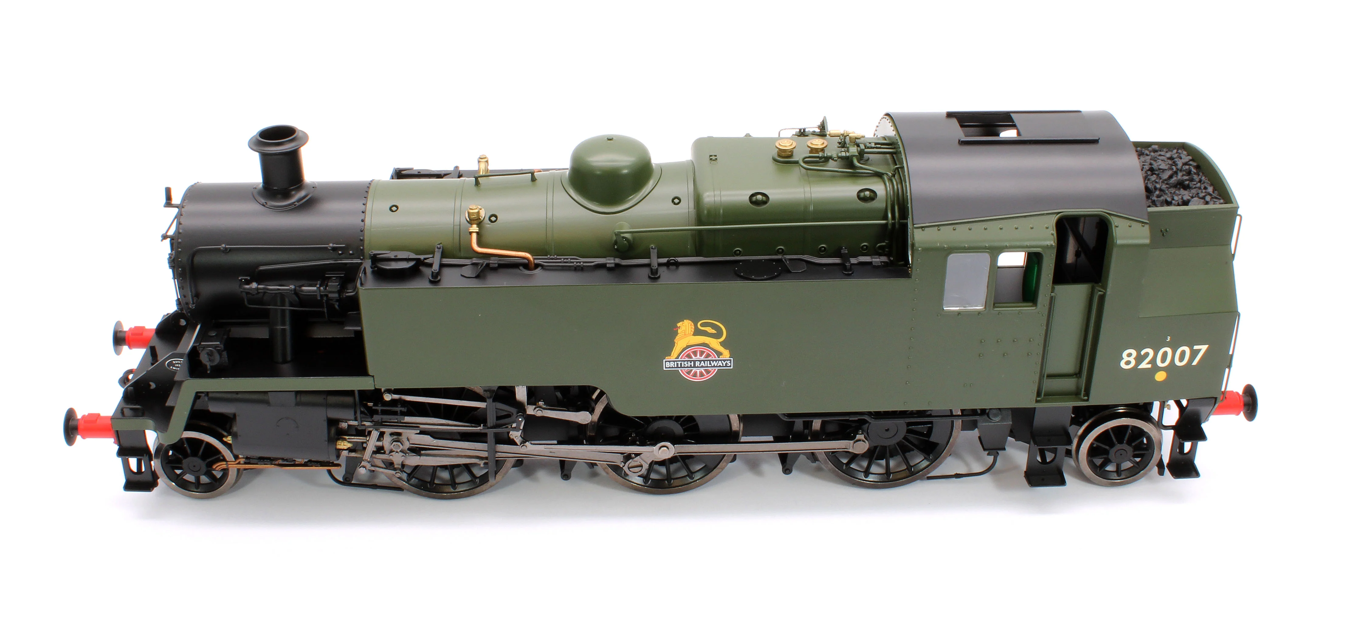 LHT-S-8205 British Railways Standard 3MT 2-6-2T Green Early Crest 82007 - Steam Tank Locomotive - Image 9