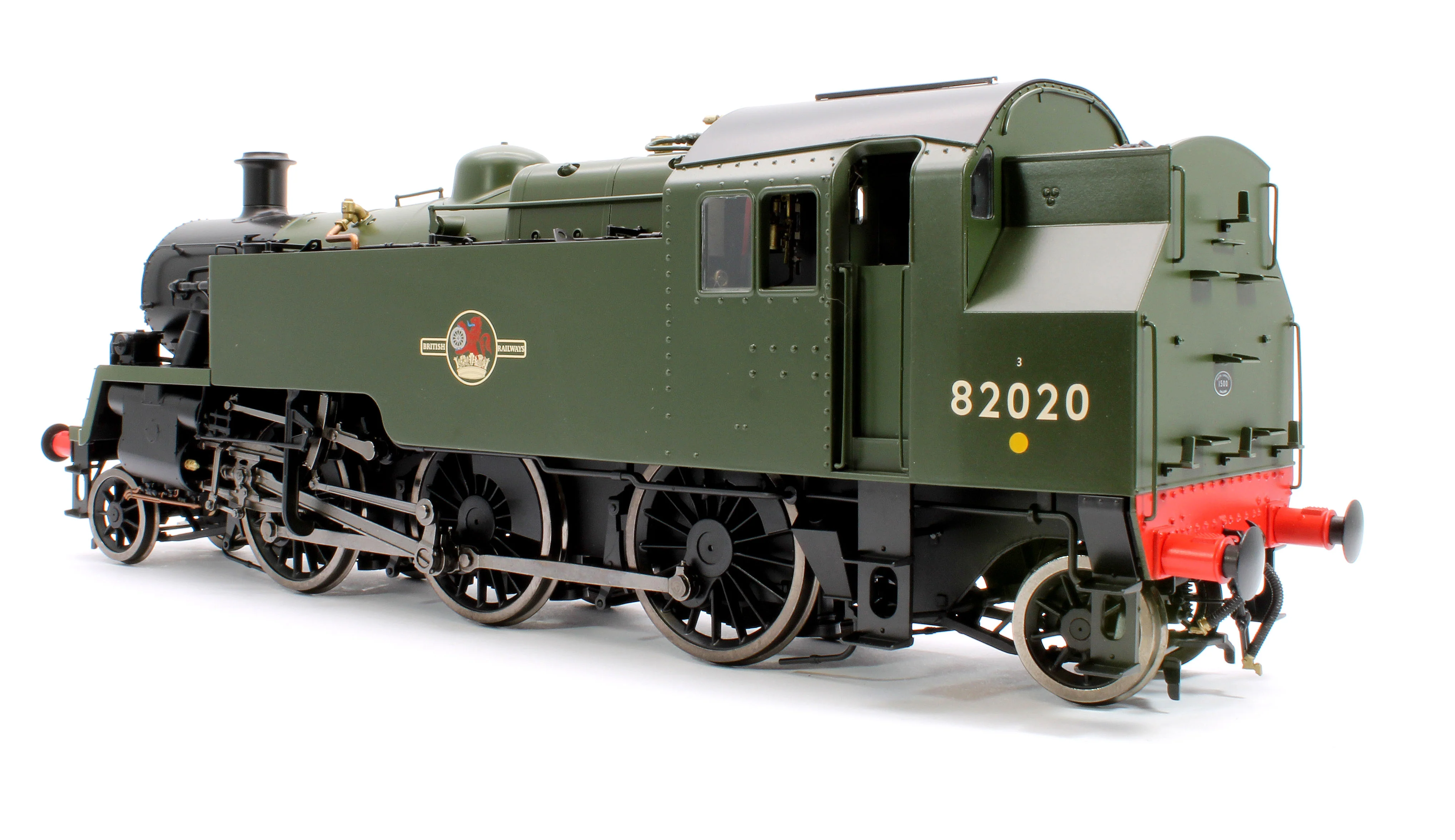 LHT-S-8207 British Railways Standard 3MT 2-6-2T Green Late Crest 82020 - Steam Tank Locomotive - Image 3