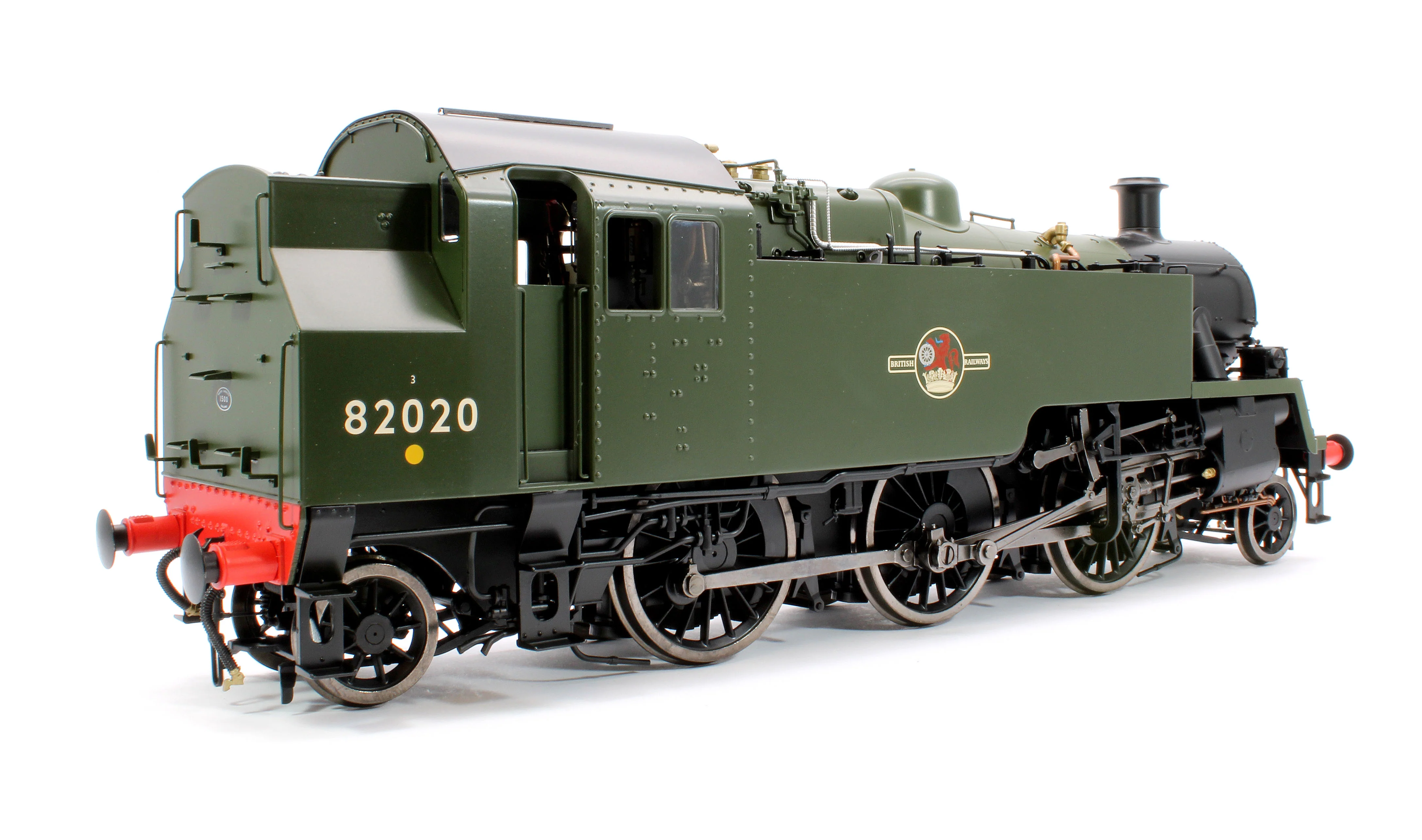LHT-S-8207D British Railways Standard 3MT 2-6-2T Green Late Crest 82020 - Steam Tank Locomotive - DCC Fitted - Image 4