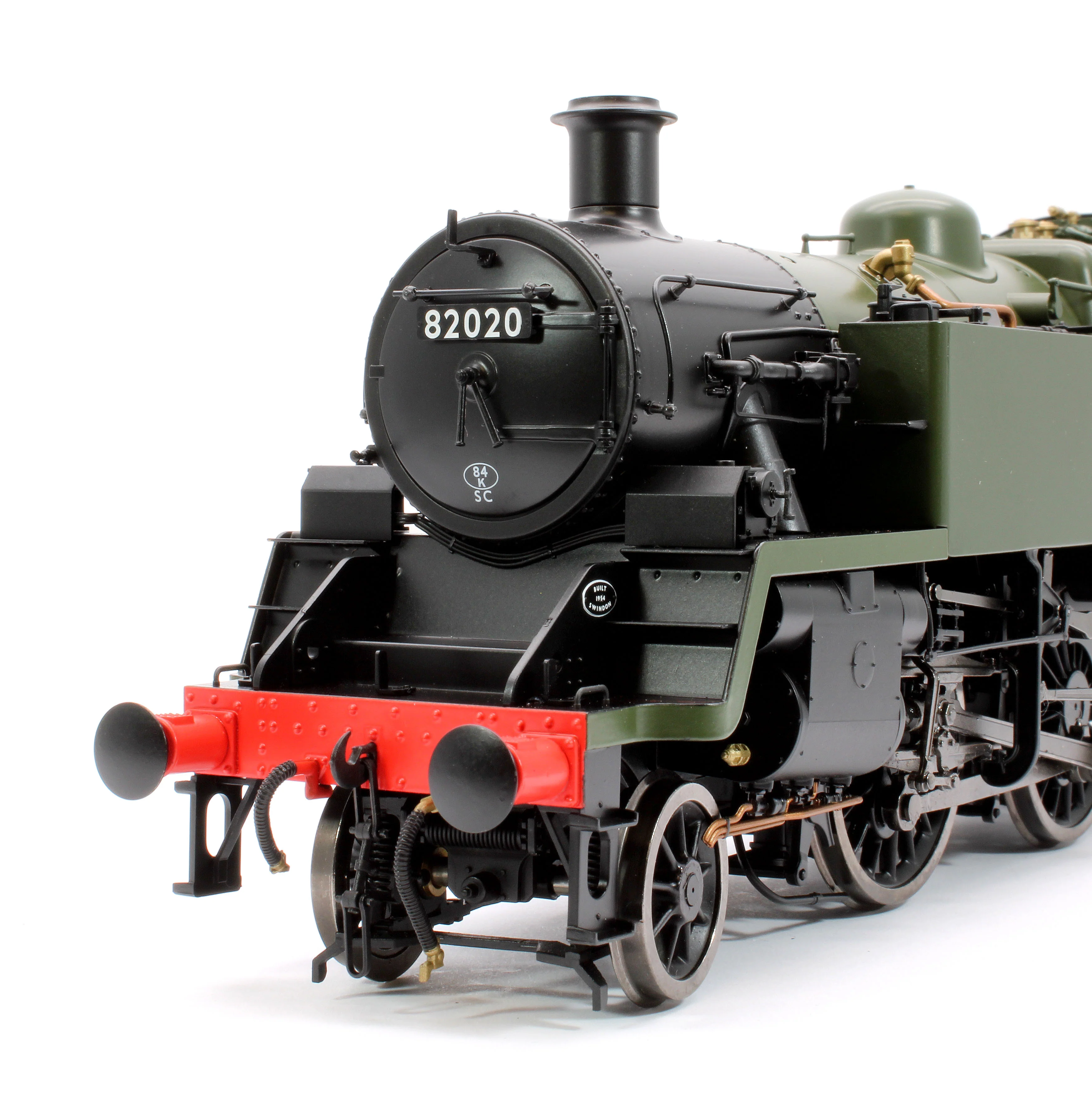LHT-S-8207D British Railways Standard 3MT 2-6-2T Green Late Crest 82020 - Steam Tank Locomotive - DCC Fitted - Image 6
