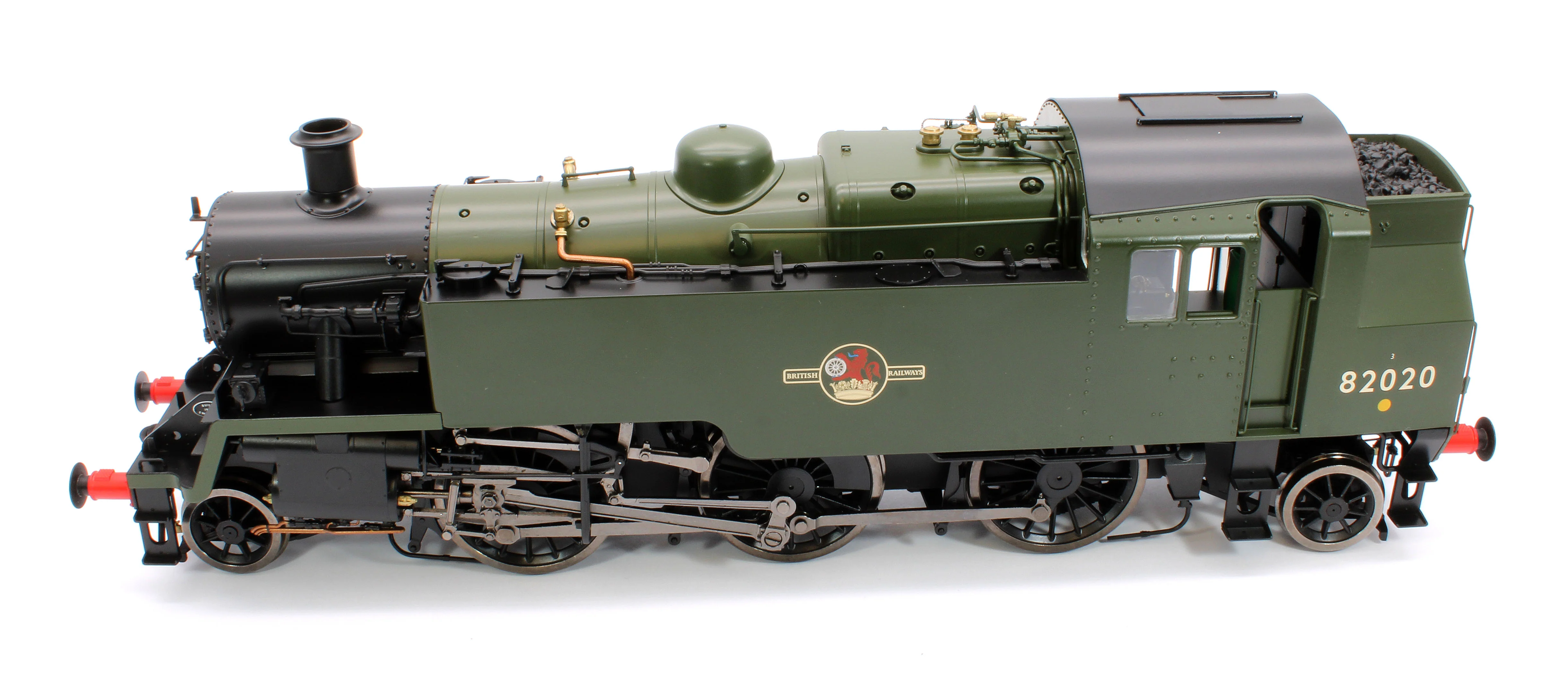 LHT-S-8207D British Railways Standard 3MT 2-6-2T Green Late Crest 82020 - Steam Tank Locomotive - DCC Fitted - Image 9