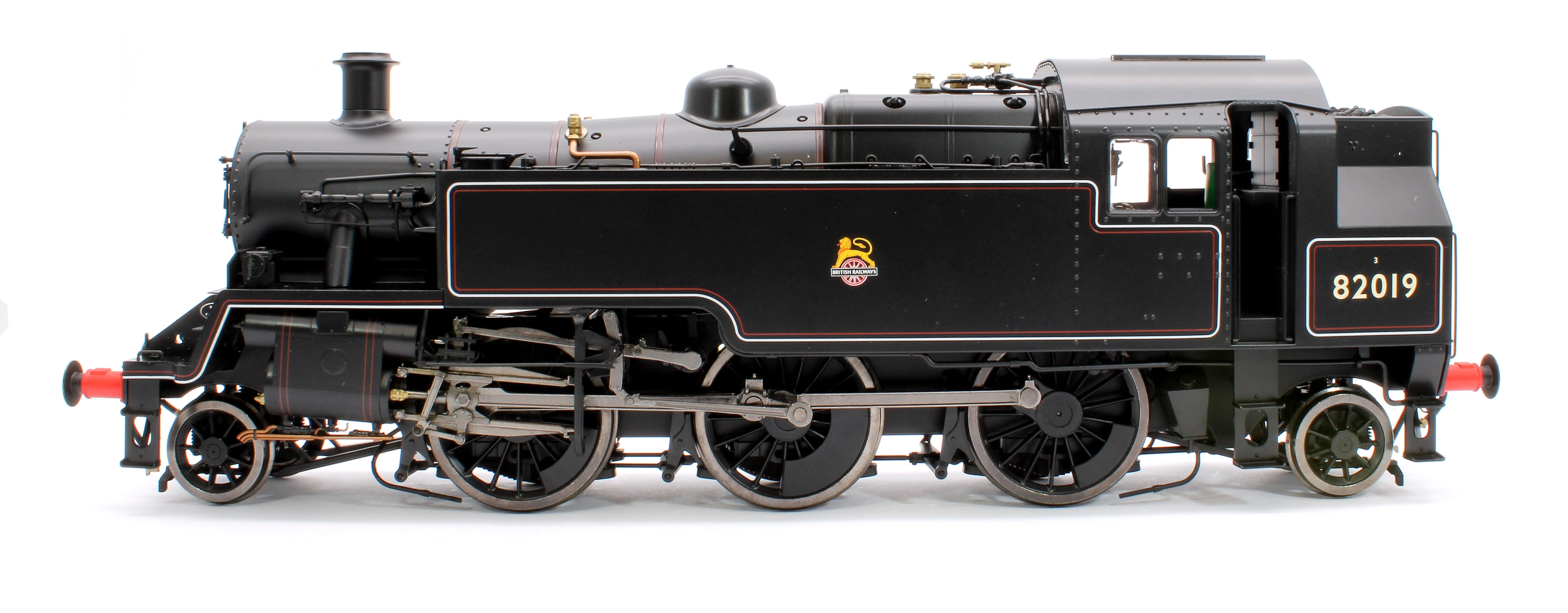 LHT-S-8204D British Railways Standard 3MT 2-6-2T Lined Black Early Crest 82019 - Steam Tank Locomotive - DCC Fitted - Image 2